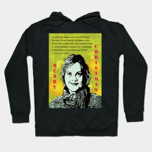 Atheist Christmas with Annie Laurie Gaylor Hoodie